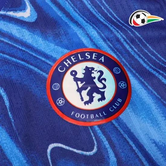 Camisola Chelsea Replicas Primeiro Kit 2024/25 Jogador Azul Camisola Chelsea Replicas Primeiro Kit 2024/25 Jogador Azul