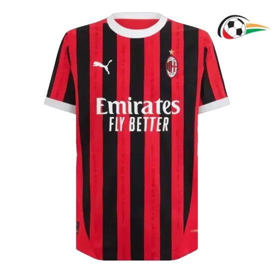 AC Milan Camisola Qualidade Premium Local 2024/25 Jogador Vermelho/Preto AC Milan Camisola Qualidade Premium Local 2024/25 Jogador Vermelho/Preto