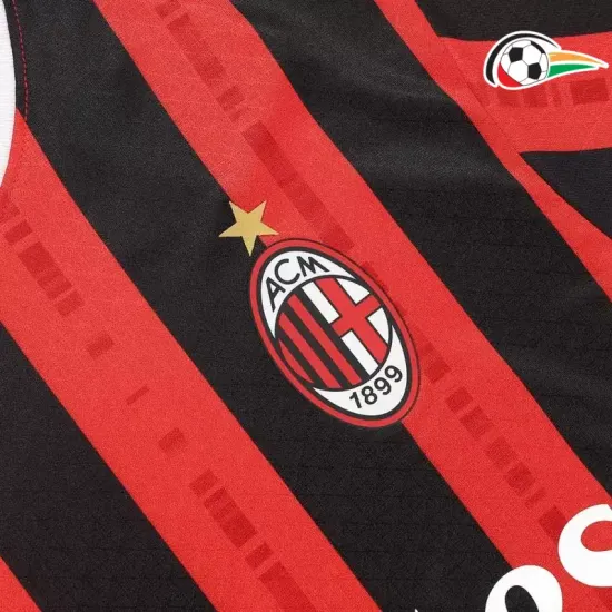AC Milan Camisola Qualidade Premium Local 2024/25 Jogador Vermelho/Preto AC Milan Camisola Qualidade Premium Local 2024/25 Jogador Vermelho/Preto