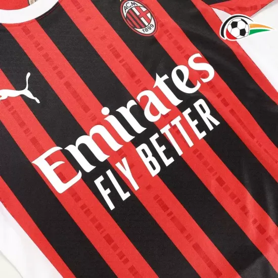 AC Milan Camisola Qualidade Premium Local 2024/25 Jogador Vermelho/Preto AC Milan Camisola Qualidade Premium Local 2024/25 Jogador Vermelho/Preto