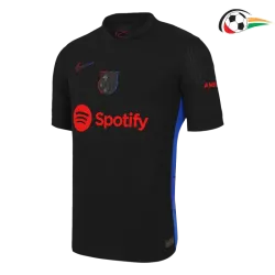 Camisa Barcelona Qualidade AAA Visitante Segundo Kit 2024/25 Versão Jogador Preto