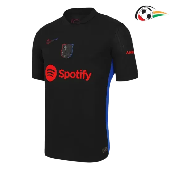 Camisa Barcelona Qualidade AAA Visitante Segundo Kit 2024/25 Versão Jogador Preto Camisa Barcelona Qualidade AAA Visitante Segundo Kit 2024/25 Versão Jogador Preto
