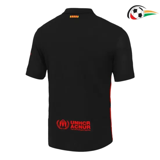 Camisa Barcelona Qualidade AAA Visitante Segundo Kit 2024/25 Versão Jogador Preto Camisa Barcelona Qualidade AAA Visitante Segundo Kit 2024/25 Versão Jogador Preto