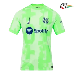 Camiseta Barcelona Qualidade Premium Alternativa 2024/25 Jogador Verde