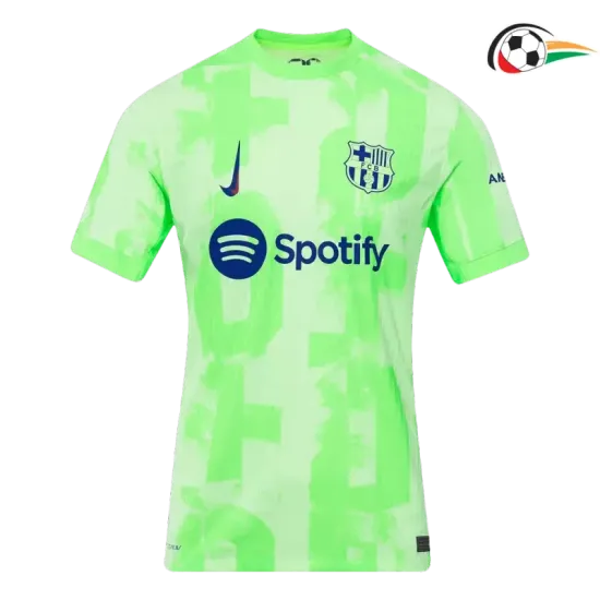 Camiseta Barcelona Qualidade Premium Alternativa 2024/25 Jogador Verde Camiseta Barcelona Qualidade Premium Alternativa 2024/25 Jogador Verde