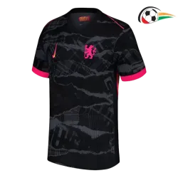 Camiseta Chelsea Qualidade TAILANDESA Alternativa 2024/25 Jogador Preto