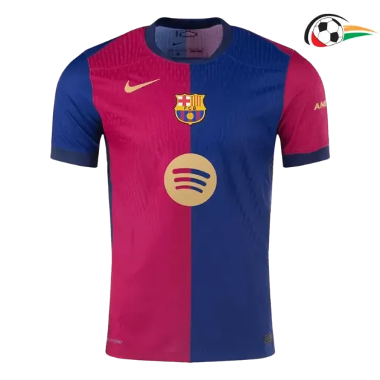 Equipacione Barcelona Futebol Local Primeiro Kit 2024/25 Versão Jogador Vermelho/Azul Equipacione Barcelona Futebol Local Primeiro Kit 2024/25 Versão Jogador Vermelho/Azul