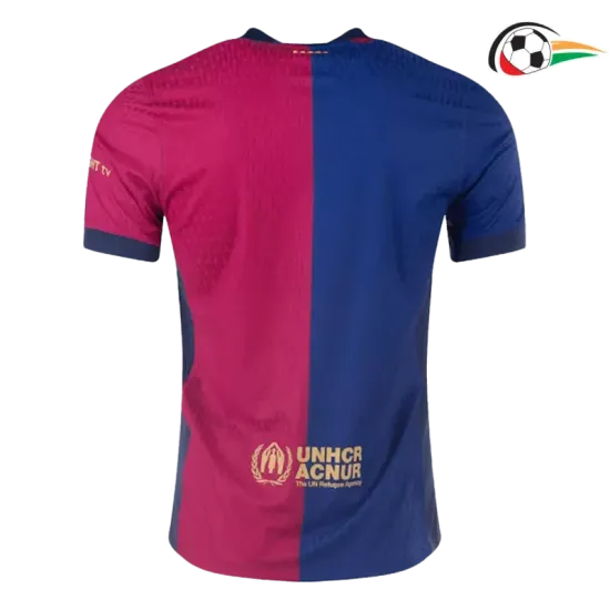 Equipacione Barcelona Futebol Local Primeiro Kit 2024/25 Versão Jogador Vermelho/Azul Equipacione Barcelona Futebol Local Primeiro Kit 2024/25 Versão Jogador Vermelho/Azul