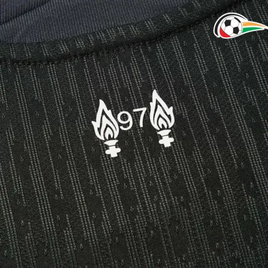Liverpool Camiseta Replicas Segundo Kit 2024/25 Jogador Preto Liverpool Camiseta Replicas Segundo Kit 2024/25 Jogador Preto