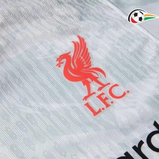 Liverpool Equipacione Baratas Thrid Terceiro Kit 2024/25 Versão Jogador Branco Liverpool Equipacione Baratas Thrid Terceiro Kit 2024/25 Versão Jogador Branco