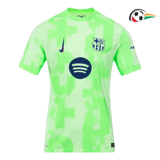 Barcelona Camisa Baratas Thrid 2024/25 Versão Jogador Verde Barcelona Camisa Baratas Thrid 2024/25 Versão Jogador Verde