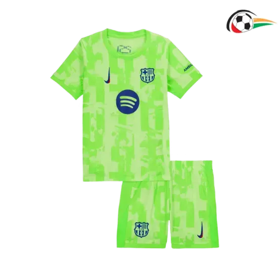 Barcelona Camisola Qualidade TAILANDESA Terceiro Kit 2024/25 (Camisola + Calções) Verde Barcelona Camisola Qualidade TAILANDESA Terceiro Kit 2024/25 (Camisola + Calções) Verde