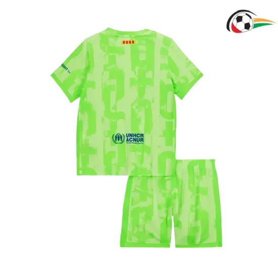 Barcelona Camisola Qualidade TAILANDESA Terceiro Kit 2024/25 (Camisola + Calções) Verde Barcelona Camisola Qualidade TAILANDESA Terceiro Kit 2024/25 (Camisola + Calções) Verde