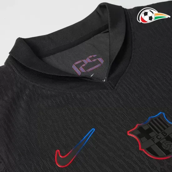 Barcelona Camisola Replicas Visitante 2024/25 Jogador Preto Barcelona Camisola Replicas Visitante 2024/25 Jogador Preto
