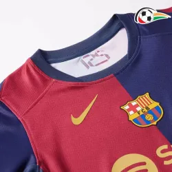 Camisa Barcelona Futebol Local 2024/25 Infantil Vermelho/Azul