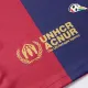 Camisa Barcelona Futebol Local 2024/25 Infantil Vermelho/Azul Camisa Barcelona Futebol Local 2024/25 Infantil Vermelho/Azul