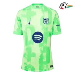 Camisola Barcelona Qualidade Premium Alternativa Terceiro Kit 2024/25 Verde