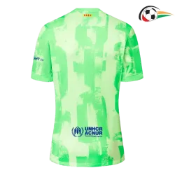 Camisola Barcelona Qualidade Premium Alternativa Terceiro Kit 2024/25 Verde