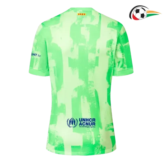 Camisola Barcelona Qualidade Premium Alternativa Terceiro Kit 2024/25 Verde Camisola Barcelona Qualidade Premium Alternativa Terceiro Kit 2024/25 Verde