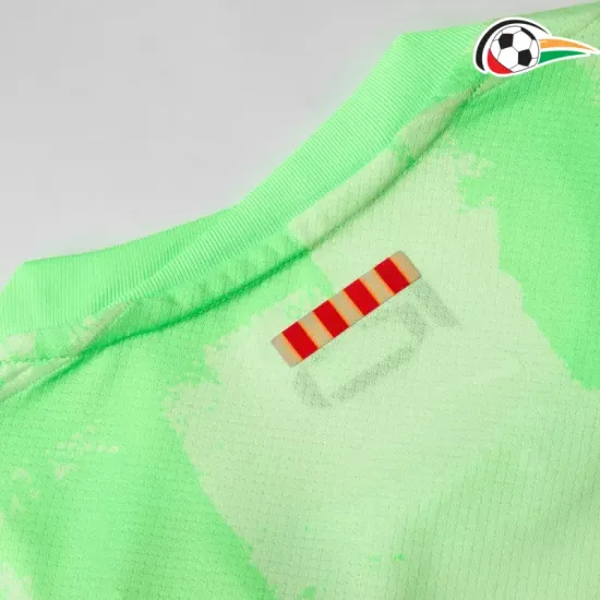 Camisola Barcelona Qualidade Premium Alternativa Terceiro Kit 2024/25 Verde Camisola Barcelona Qualidade Premium Alternativa Terceiro Kit 2024/25 Verde