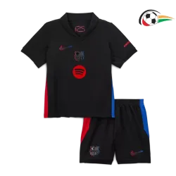 Equipacione Barcelona Baratas Visitante Segundo Kit 2024/25 Infantil Preto