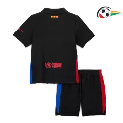 Equipacione Barcelona Baratas Visitante Segundo Kit 2024/25 Infantil Preto