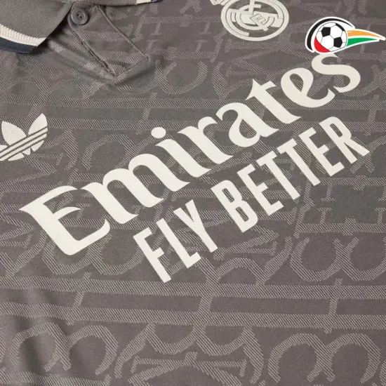 Camisa Real Madrid Baratas Thrid 2024/25 Jogador Cinza Camisa Real Madrid Baratas Thrid 2024/25 Jogador Cinza
