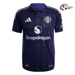 Camiseta Manchester United Qualidade TAILANDESA Visitante 2024/25 Versão Jogador Azul