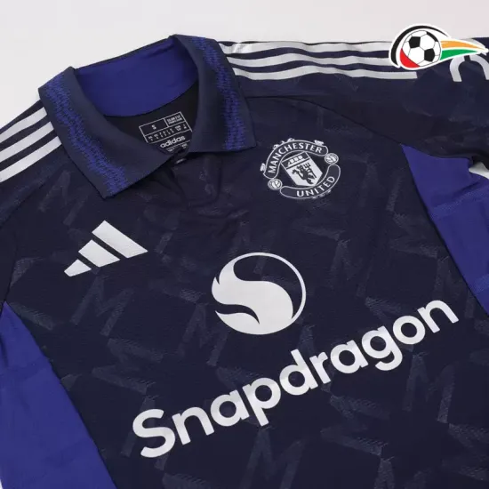 Camiseta Manchester United Qualidade TAILANDESA Visitante 2024/25 Versão Jogador Azul Camiseta Manchester United Qualidade TAILANDESA Visitante 2024/25 Versão Jogador Azul