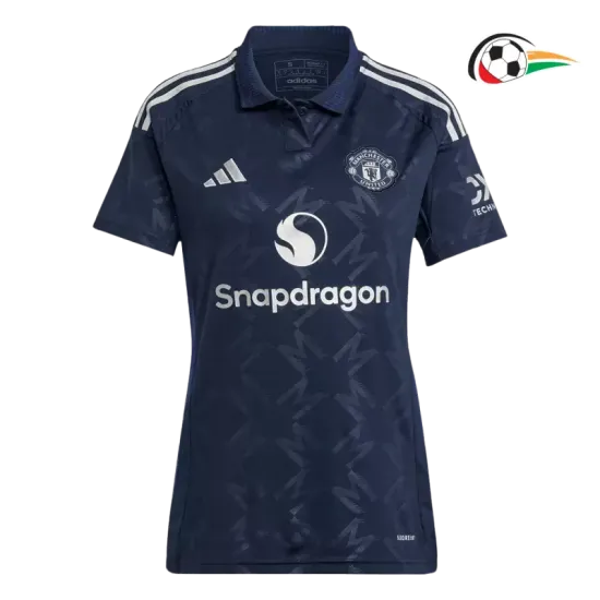 Equipacione Manchester United Qualidade AAA Away 2024/25 Mulher Azul Equipacione Manchester United Qualidade AAA Away 2024/25 Mulher Azul