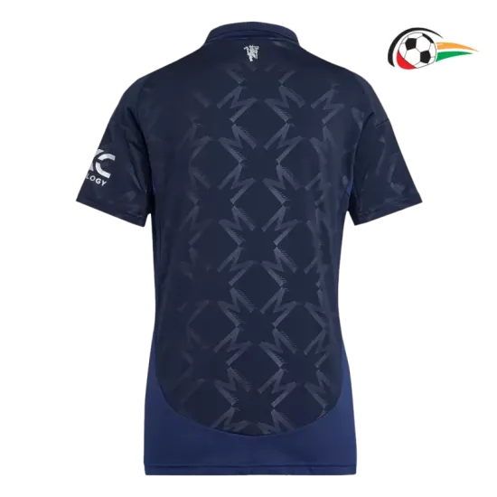 Equipacione Manchester United Qualidade AAA Away 2024/25 Mulher Azul Equipacione Manchester United Qualidade AAA Away 2024/25 Mulher Azul