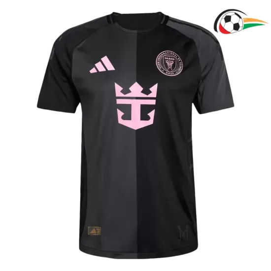 Inter de Miami Equipacione Baratas Visitante Segundo Kit 2025 Jogador Preto Inter de Miami Equipacione Baratas Visitante Segundo Kit 2025 Jogador Preto