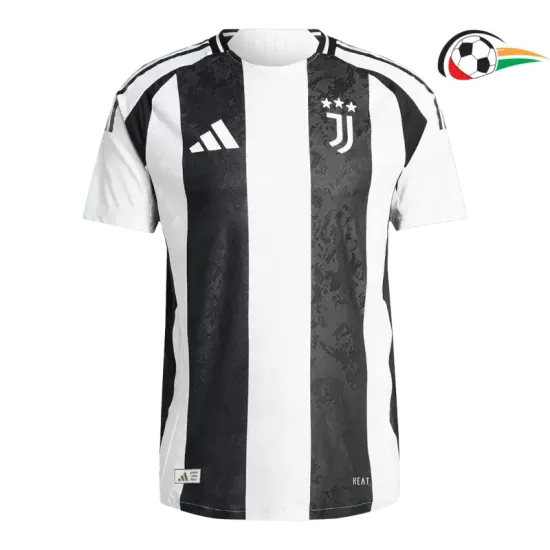Juventus Camisa Futebol Local 2024/25 Jogador Preto/Branco Juventus Camisa Futebol Local 2024/25 Jogador Preto/Branco