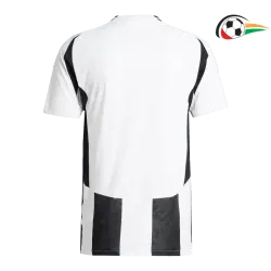 Juventus Camisa Futebol Local 2024/25 Jogador Preto/Branco
