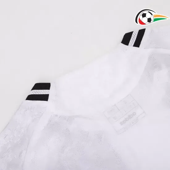 Juventus Camisa Futebol Local 2024/25 Jogador Preto/Branco Juventus Camisa Futebol Local 2024/25 Jogador Preto/Branco