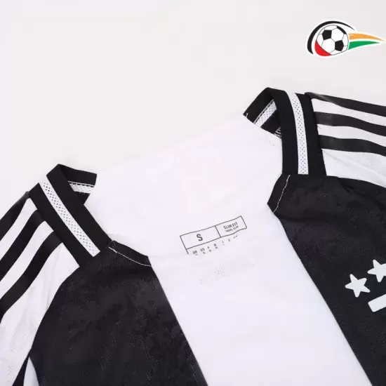 Juventus Camisa Futebol Local 2024/25 Jogador Preto/Branco Juventus Camisa Futebol Local 2024/25 Jogador Preto/Branco