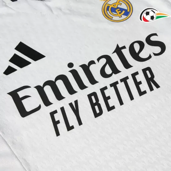 Real Madrid Equipacione Futebol Home 2024/25 Jogador Branco Real Madrid Equipacione Futebol Home 2024/25 Jogador Branco