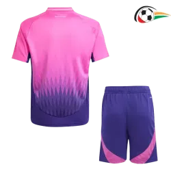 Camisa Alemania Futebol Visitante Segundo Kit 2024 Niños Roxo