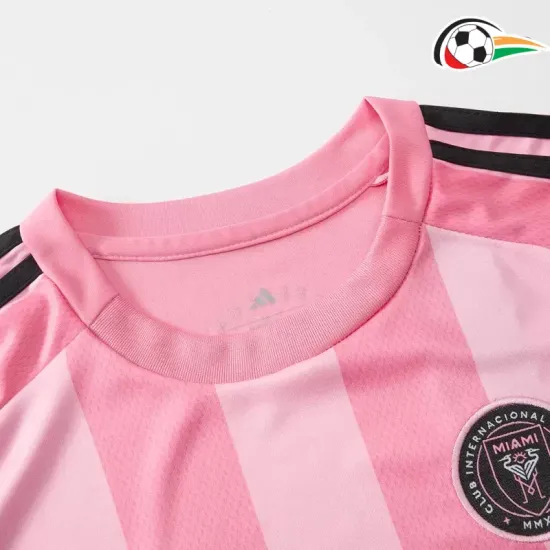 Camisa Inter de Miami Qualidade AAA Primeiro Kit 2025 Infantil Rosa Camisa Inter de Miami Qualidade AAA Primeiro Kit 2025 Infantil Rosa