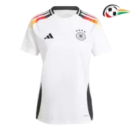 Camiseta Alemanha Replicas Titular 2024 Feminina Branco
