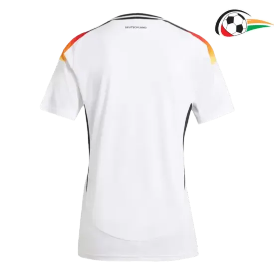 Camiseta Alemania Replicas Primeiro Kit 2024 Mulher Branco Camiseta Alemania Replicas Primeiro Kit 2024 Mulher Branco