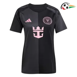 Camiseta Inter de Miami Qualidade Premium Visitante 2025 Mulher Preto