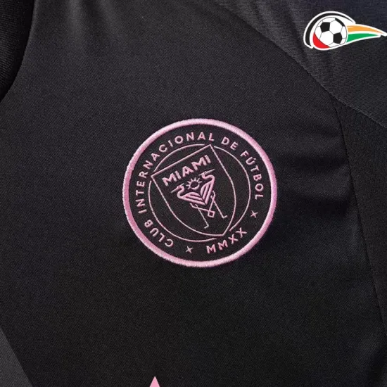 Camiseta Inter de Miami Qualidade Premium Visitante 2025 Mulher Preto