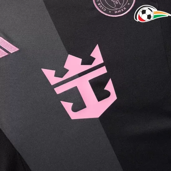 Camiseta Inter de Miami Qualidade Premium Visitante 2025 Mulher Preto