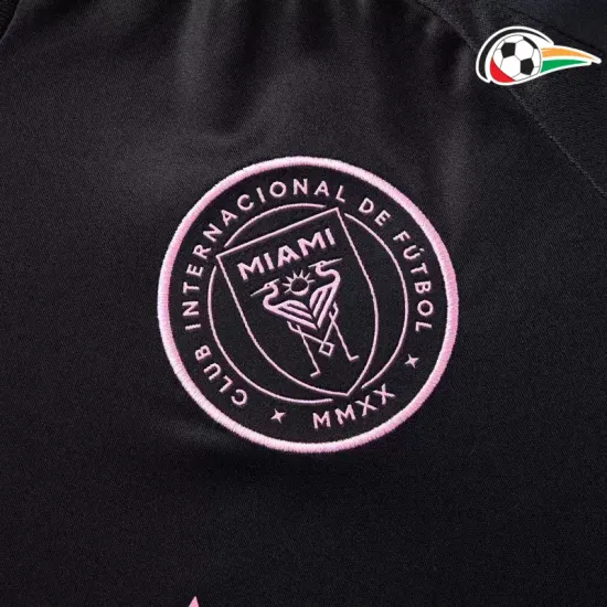 Camisola Inter de Miami Qualidade TAILANDESA Segundo Kit 2025 Preto Camisola Inter de Miami Qualidade TAILANDESA Segundo Kit 2025 Preto