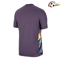 Inglaterra Camisola Replicas Away Segundo Kit 2024 Jogador Azul-Marinho