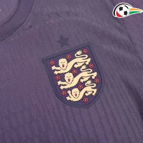 Inglaterra Camisola Replicas Away Segundo Kit 2024 Jogador Azul-Marinho Inglaterra Camisola Replicas Away Segundo Kit 2024 Jogador Azul-Marinho