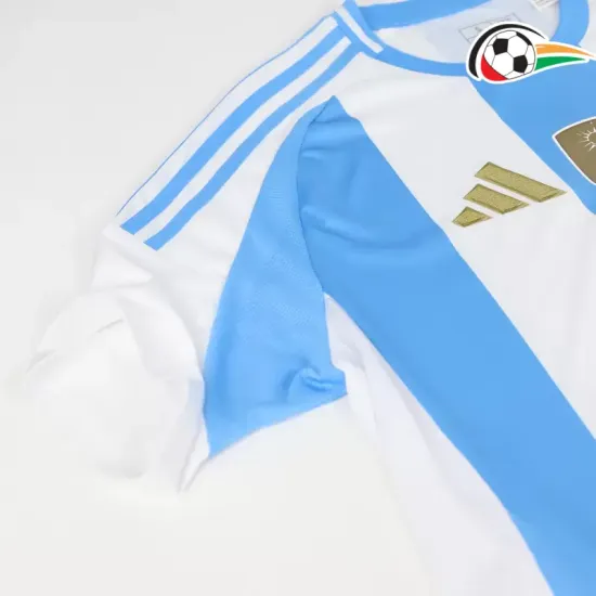 Argentina Camiseta Qualidade Premium Home 2024 Azul/Branco Argentina Camiseta Qualidade Premium Home 2024 Azul/Branco