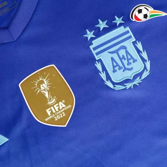 Argentina Equipacione Futebol Visitante 2024 Azul Argentina Equipacione Futebol Visitante 2024 Azul