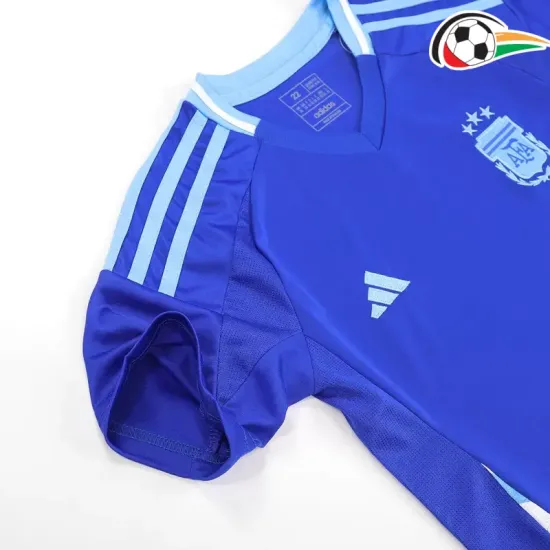 Camisa Argentina Baratas Away 2024 Infantil Azul Camisa Argentina Baratas Away 2024 Infantil Azul